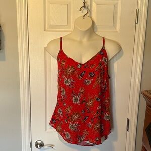 Torrid Red Floral Camisole Top
